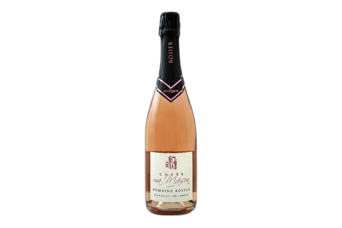Fles Domaine Rosier Crémant de Limoux Cuvée Ma Maison Rosé Brut
