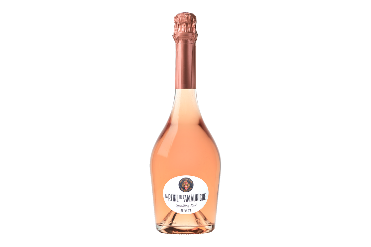 Fles Domaine de l'Amaurigue La Reine Sparkling Rosé Brut