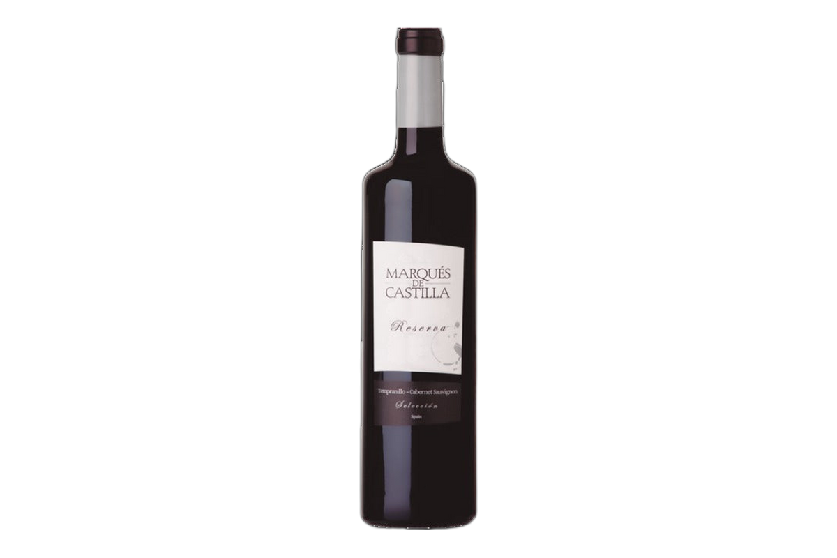Fles Marqués de Castilla Reserva Tempranillo-Cabernet Sauvignon
