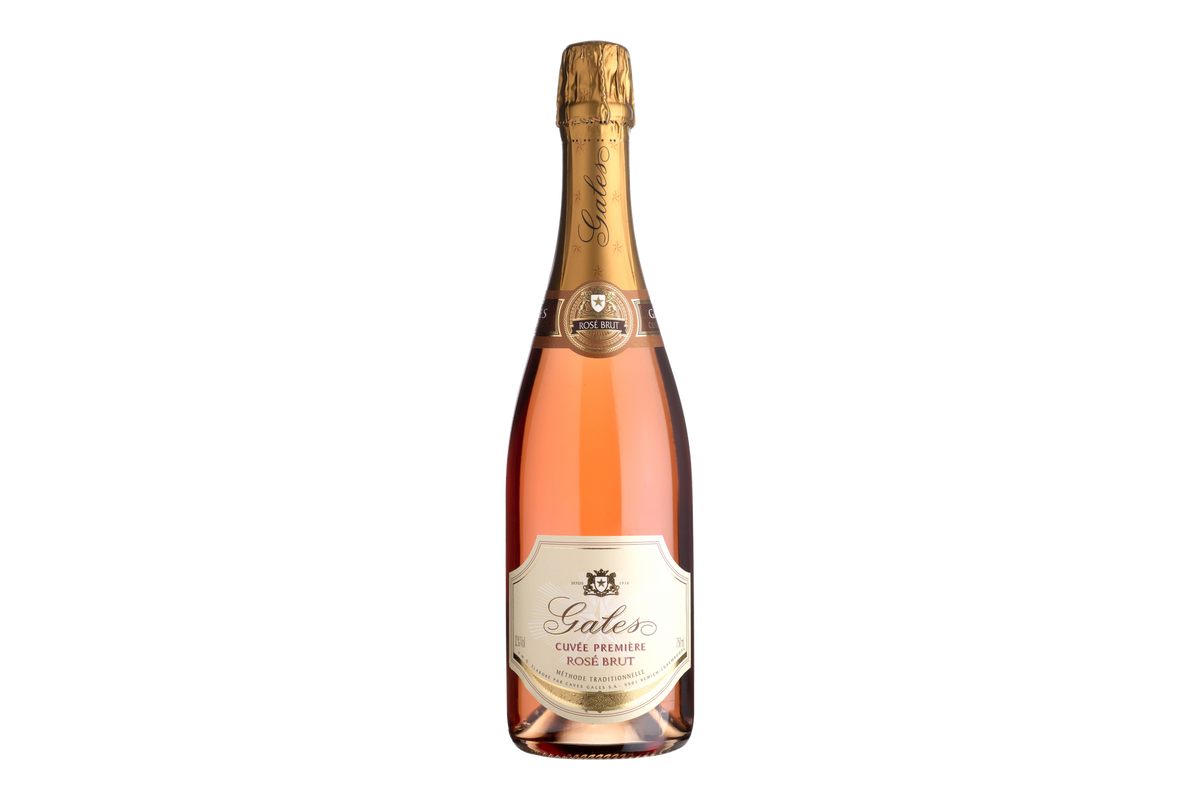Fles Caves Gales Crémant de Luxembourg Cuvée Première Rosé Brut