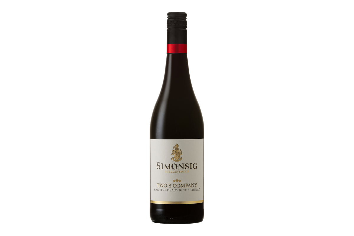 Fles Simonsig Two's Company Cabernet Sauvignon-Shiraz