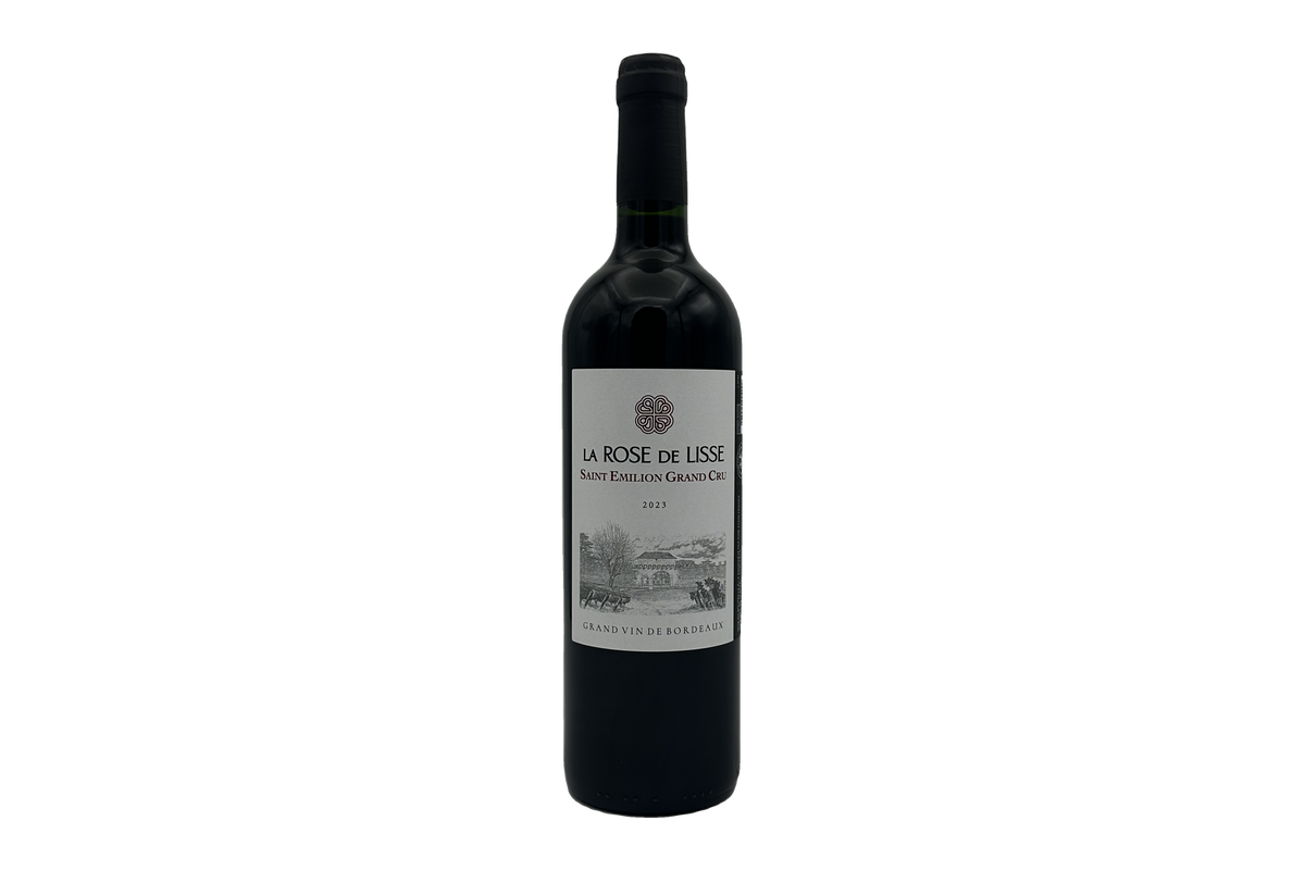 Fles Château La Rose de Lisse, rode wijn uit Saint-Émilion Grand Cru