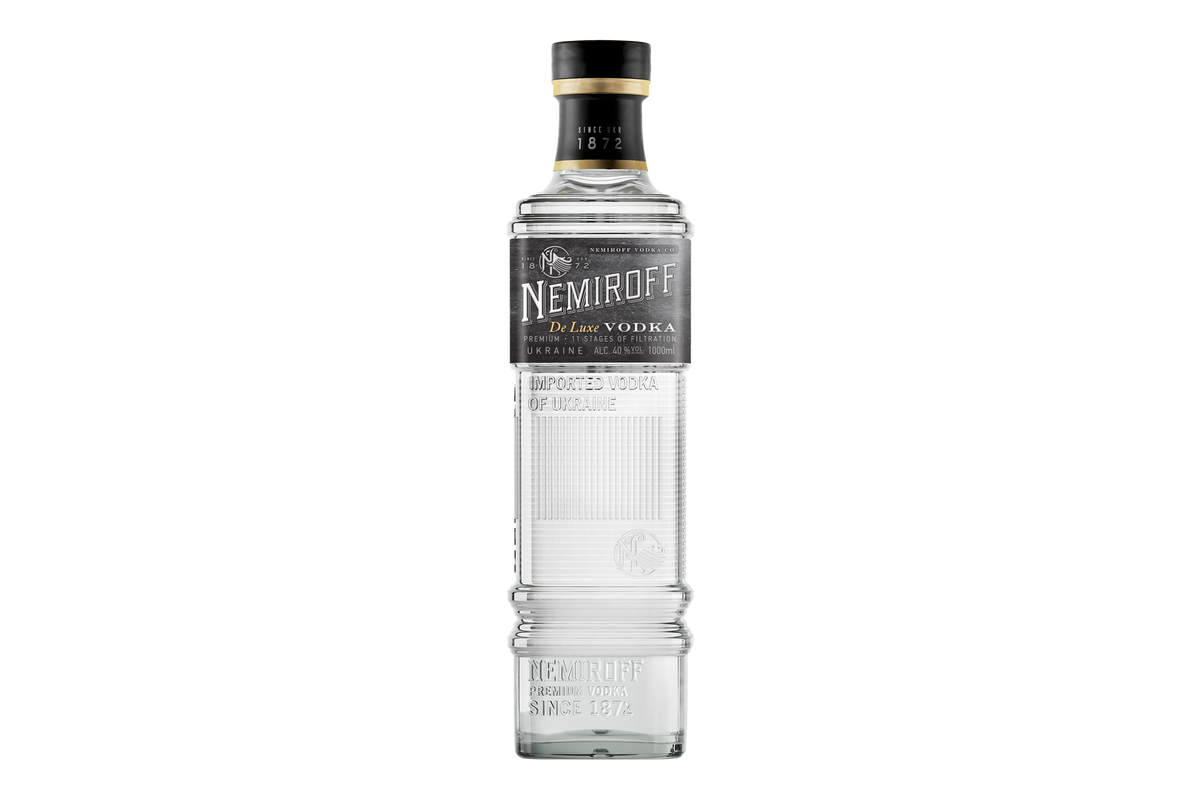 Fles Nemiroff De Luxe Vodka 1 liter