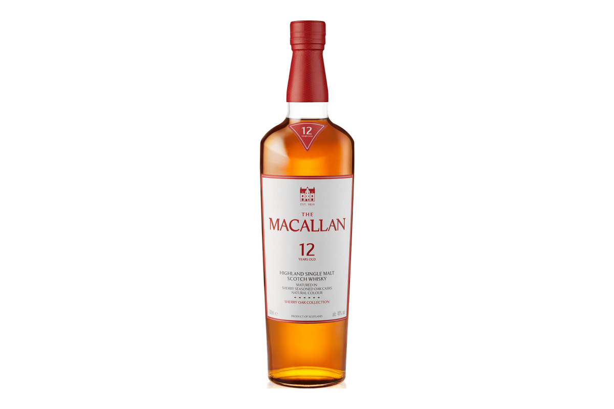 Fles The Macallan 12 Year Old Sherry Oak 70 cl
